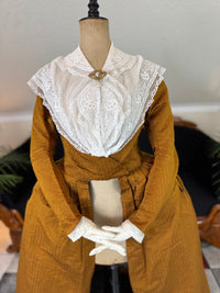 Rococo Cannelé Silk Robe à l’Anglaise, ca. 1775