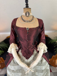 Rococo Robe à la Polonaise and Petticoat, ca. 1775