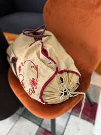 Ensemble de voyage victorien en laine avec sac assorti, Allemagne, vers 1898