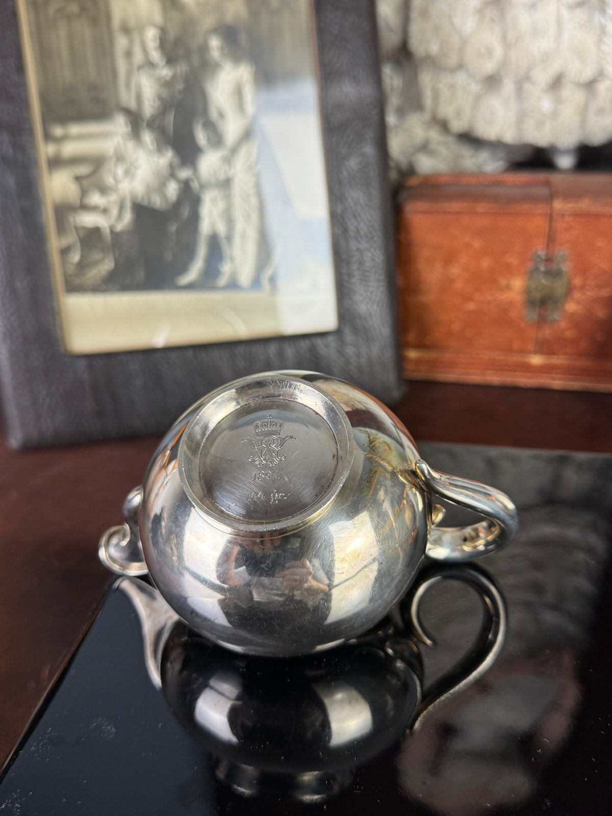 Silver Milk Jug and Sugar Bowl from the Table of Emperor Wilhelm II – Dated 1897 and 1899