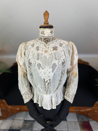 Irish Lace and Whitework Blouse, ca. 1909