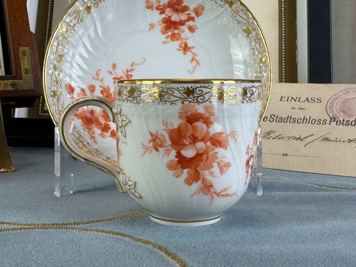 Neuosier Mocha Cup, Kaiser Wilhelm II, dated 1908 and 1913