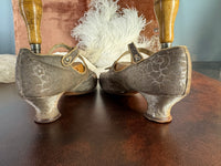 WIENER WERKSTÄTTE Shoes, Enamel Medaillons, Vienna, ca. 1910