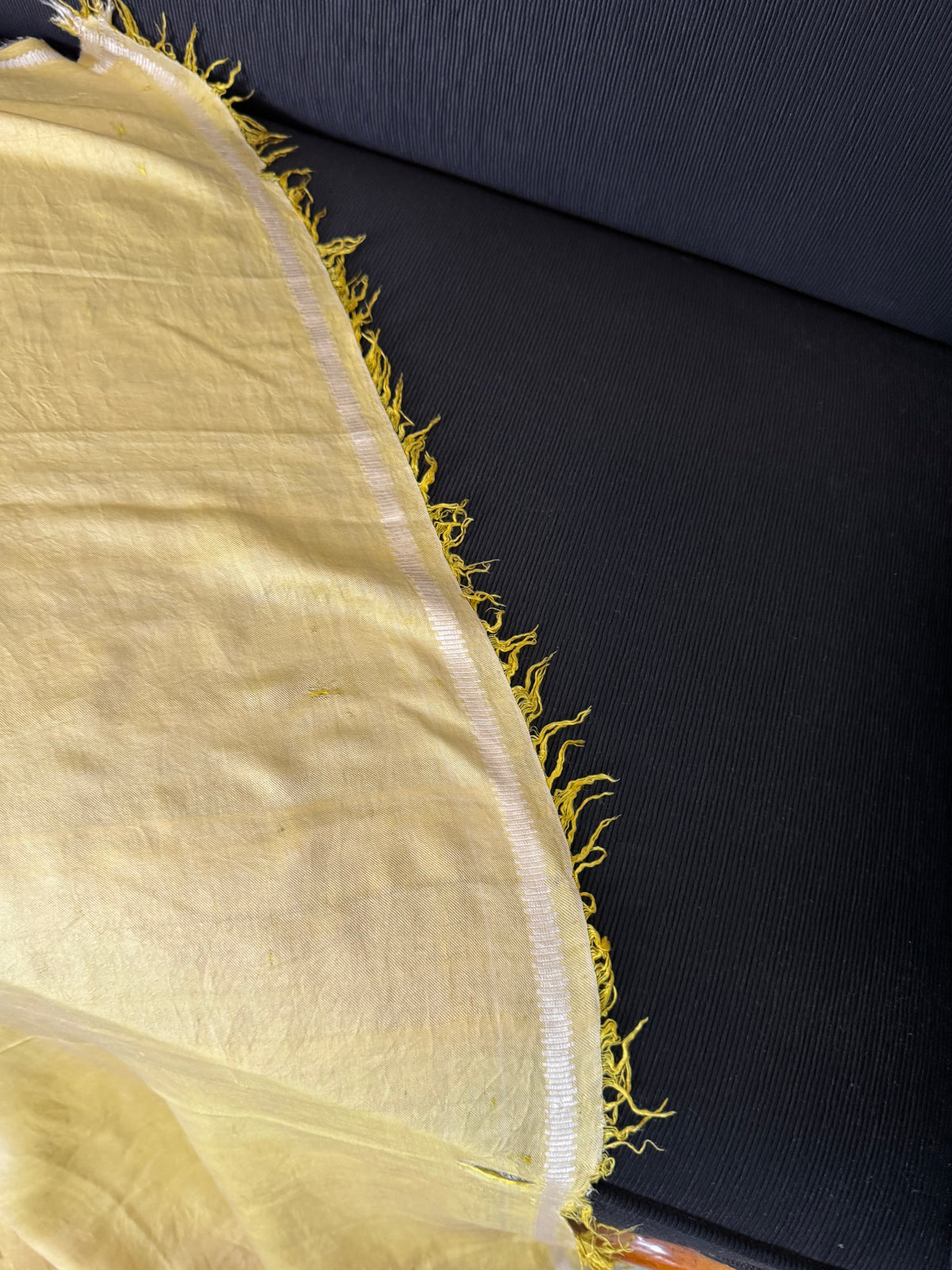 Regency Shawl with Prince of Wales’s Feathers Embroidery, ca. 1805