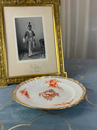 Neuosier Dinner Plate, Kaiser Wilhelm II, dated 1912