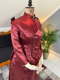 Ensemble de visite victorien antique, vers 1883