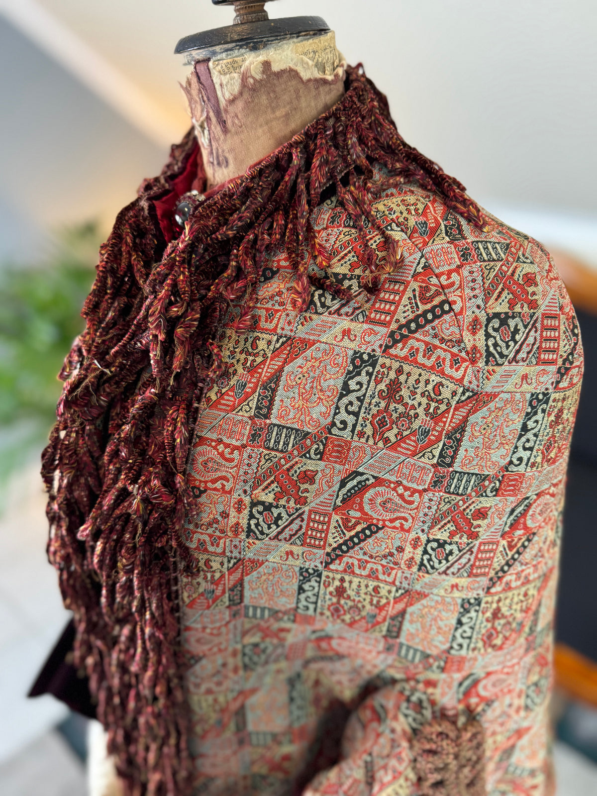 Antique Victorian Paisley Dolman, ca. 1880