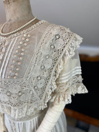 Antique Edwardian Tea Dress, America, ca. 1906
