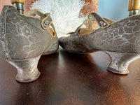 WIENER WERKSTÄTTE Shoes, Enamel Medaillons, Vienna, ca. 1910