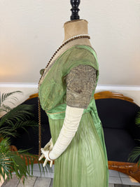 ALBERT FRANCK Jugendstil Abendkleid, Frankfurt am Main, ca. 1911 – Seltenes Hoflieferantenkleid