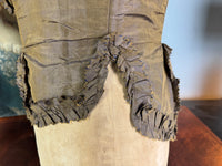Rococo Bodice for a Young Girl, France, c. 1780 – Antique 18th‑Century Hand‑Sewn Garment
