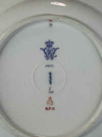 Neuosier Dinner Plate, Kaiser Wilhelm II, dated 1911