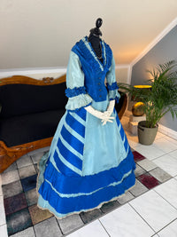 Antique Victorian Evening Dress, England, ca. 1872
