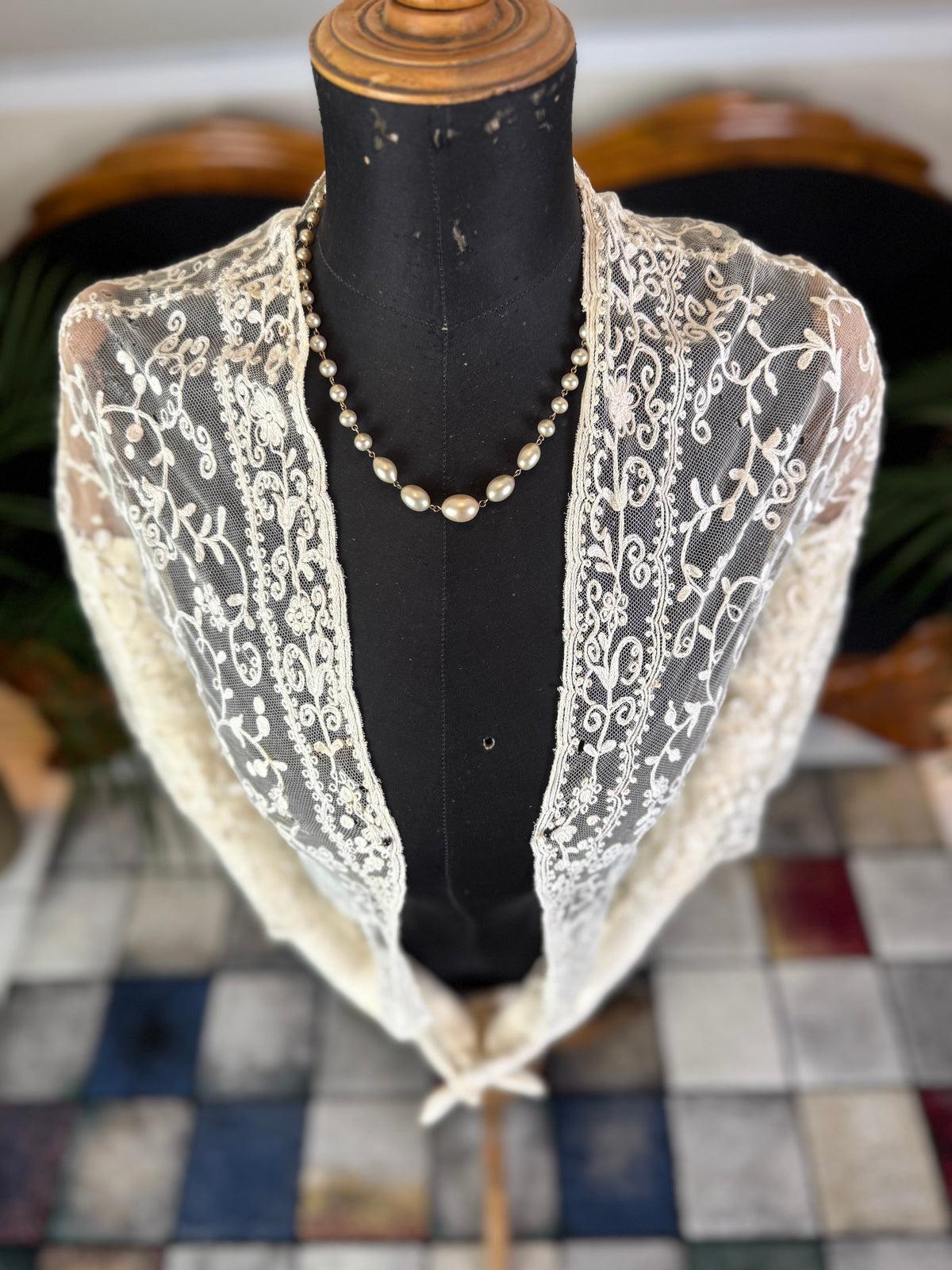 Edwardian White Embroidered Tulle Jacket, England, ca. 1906 – Decorative Overlay Garment