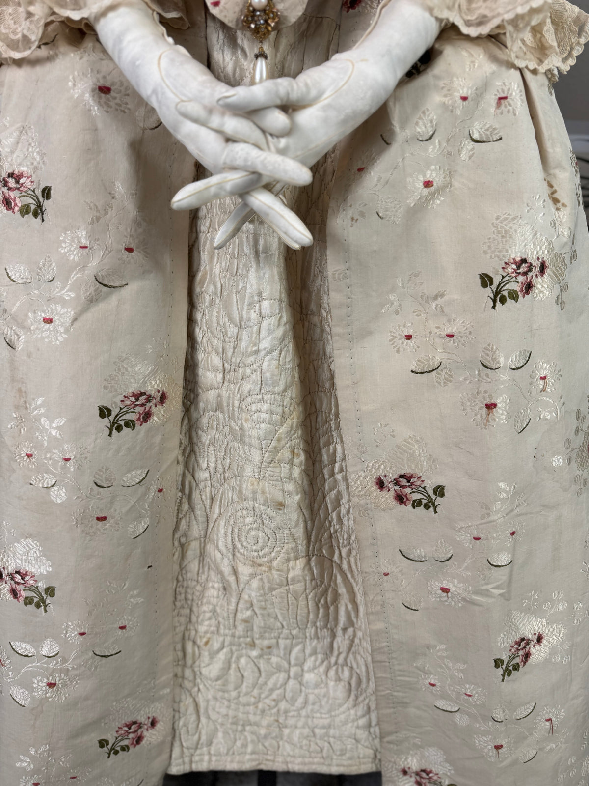 Rococo Robe á L'Anglaise and Petticoat, England, ca. 1770