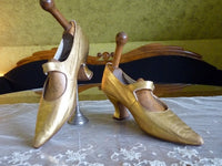 Golden Evening Shoes, Vienna and London, ca. 1912
