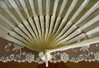 Folding Fan, Flying Putto, ca. 1900
