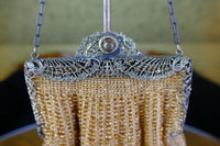 Art Déco Amber Coloured Bag, 1920s