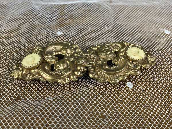 Belt Buckle with Two Children, ca. 1900
