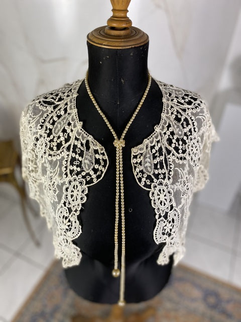 Handmade Lace Collar, ca. 1890