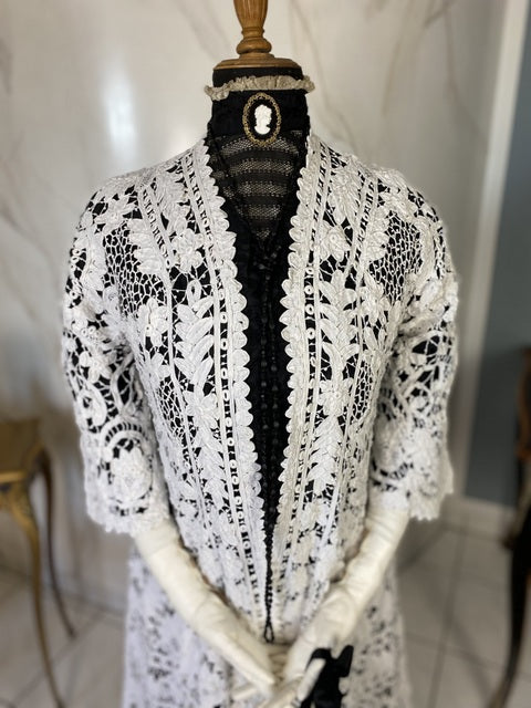 Battenberg Lace Coat, ca. 1904