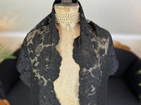 Black Lace Scarf, ca. 1905