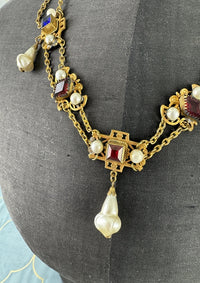 Antique Theatrical Necklace, Germany, ca. 1890-1910