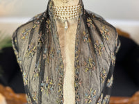 Embroidered Victorian Shawl, ca. 1895