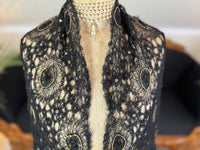 Crocheted Wool Shawl, ca. 1915