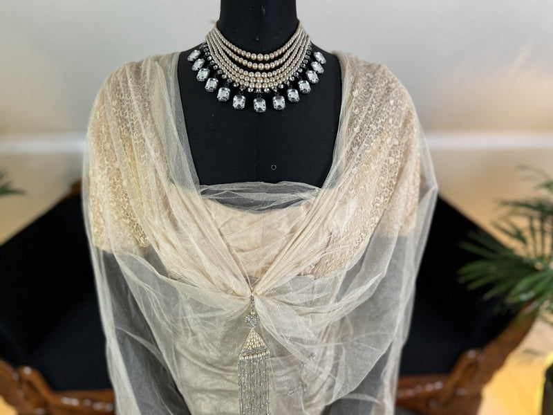 Titanic-Era Evening Dress, America, ca. 1912