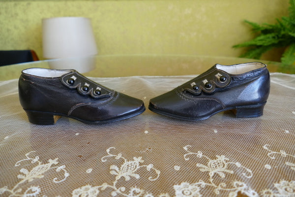 Pattern Shoes, England, 1870s