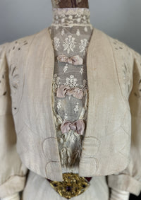 Linen Walking Dress, America, ca. 1904