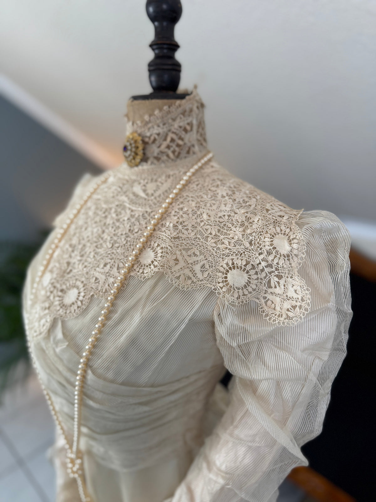 Antique Edwardian Festive Dress, ca. 1908