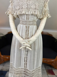 Antique Edwardian Tea Dress, America, ca. 1906