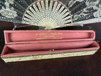 Lace Evening Fan ca. 1870 – Antique Fan in Duvelleroy Box