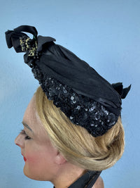 Antique Victorian Bonnet, Paris, ca. 1880