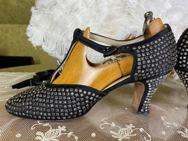 C.H. WOLFELT Co. Dazzling Rhinestone Dance Shoes, Los Angeles, ca, 1929