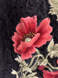 R.A. HIGGINS "Poppy Flower Dress", Pittsburgh, ca. 1896