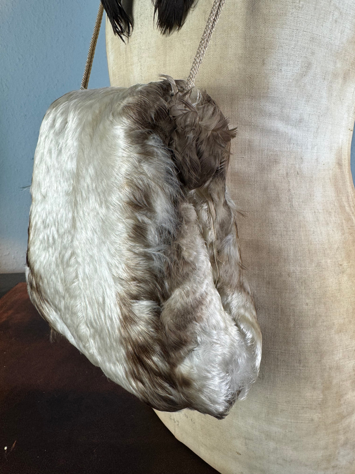 Antique Goose Feather Muff and Collar, England, ca. 1890 – Child’s Accessory