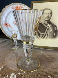 Red Wine Glass, Gräflich Schaffgotsch's Josephinenhütte, Kaiser Wilhelm II, ca. 1912