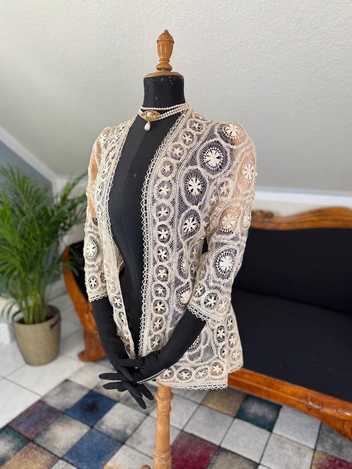 Tenerife Lace Jacket, ca. 1911
