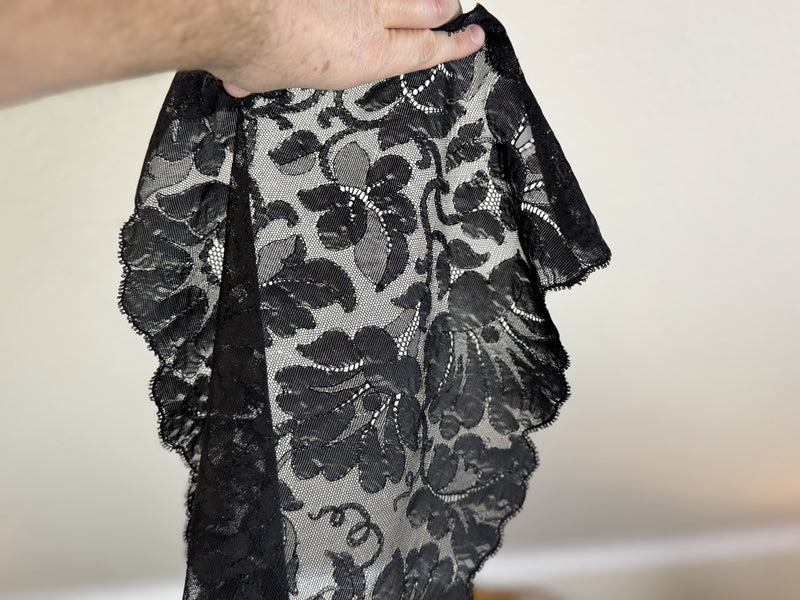 Black Lace Scarf, ca. 1905