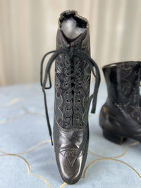 Unworn Lace-up Boots, ca. 1900
