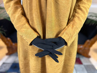 Antique Regency Gown in Gold Moiré Silk, ca. 1815-1820