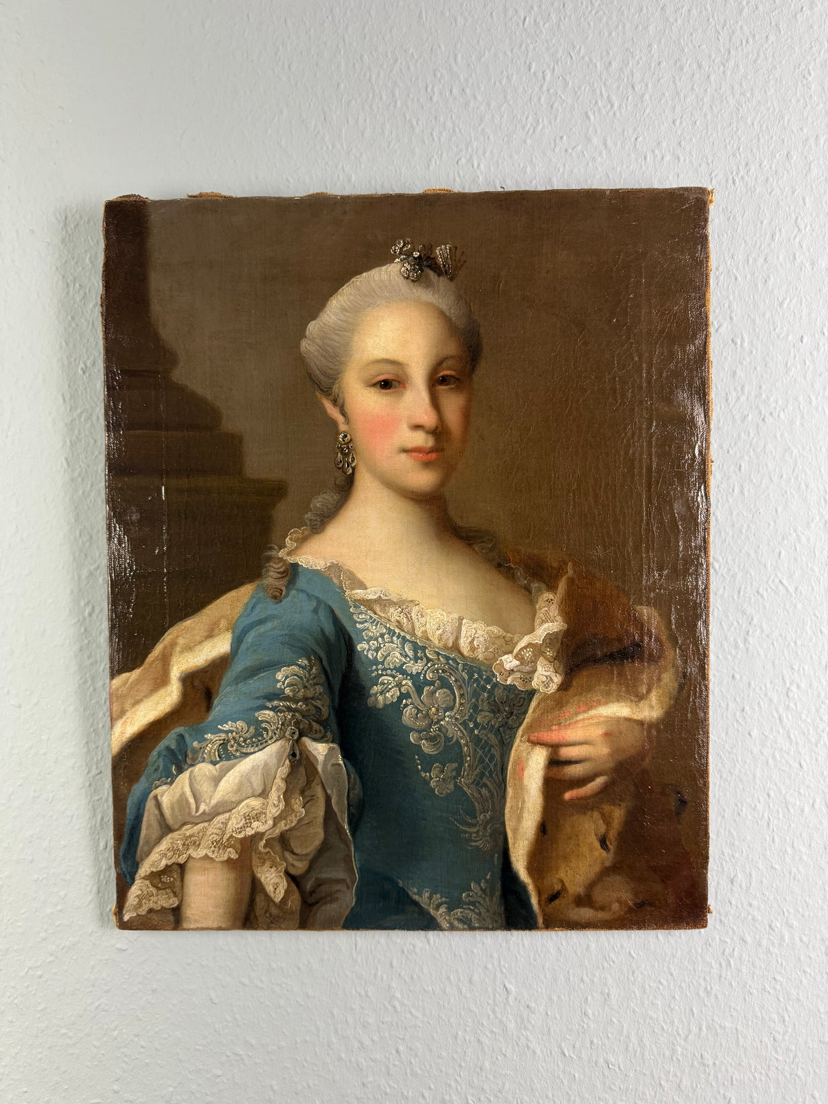 Courtly Rococo Portrait of a Viennese Couple, ca. 1760 – Austrian 18th‑Century Aristocratic Painting