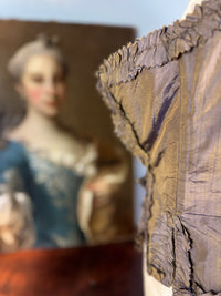 Rococo Bodice for a Young Girl, France, c. 1780 – Antique 18th‑Century Hand‑Sewn Garment
