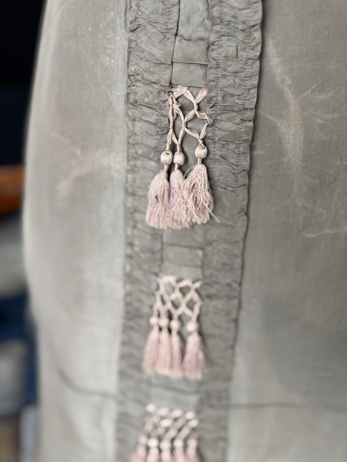 RILEY Silk Day Dress with Swallowtail Bodice, Stamford, ca. 1867