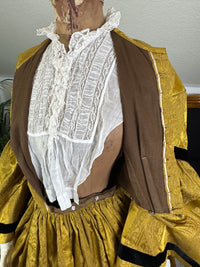 Antique Victorian Day Dress, ca. 1858
