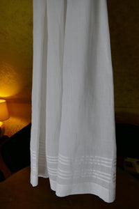 Edwardian Christening Gown, ca. 1910 – White Embroidery, Scalloped Hem, Excellent Condition