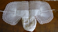 Alsatian Lace Bonnet, ca. 1890 – Traditional Regional Headwear, Very Good Condition